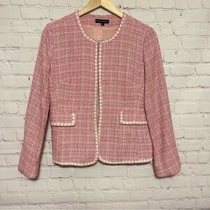 For Joseph Pink Tweed Women Blazer. Sz6
